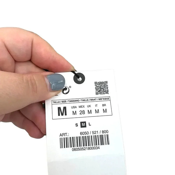 Zara Corset Tank Top Bralette Lace Up‎ Sweetheart Shirred Black Size Medium - Picture 9 of 11